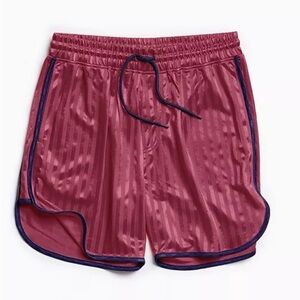 Urban Outfitters Maroon Football Shorts